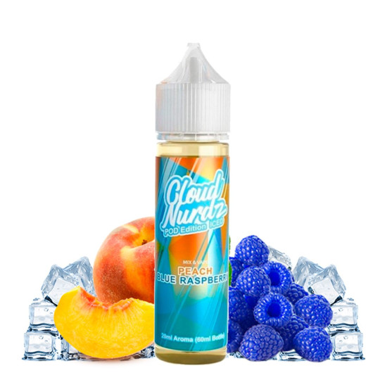 Peach Blue Raspberry - Cloud Nurdz Pod Edition Iced